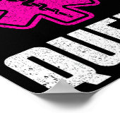 Funny Trauma Queen Art For Paramedic Women Emt Lov Poster (Hoek)