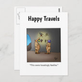 Funny Travel Humor Briefkaart (Voorkant / Achterkant)