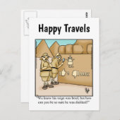 Funny Travel Humor Briefkaart (Voorkant / Achterkant)