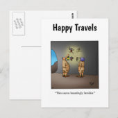 Funny Travel Humor Briefkaart (Voorkant / Achterkant)
