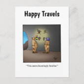 Funny Travel Humor Briefkaart (Voorkant)
