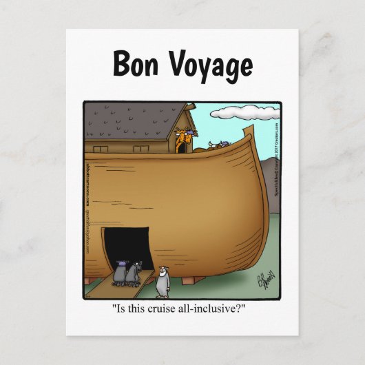 Funny Travel Humor Briefkaart (Voorkant)