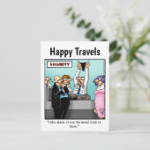 Funny Travel Humor Briefkaart (Staand voorkant)