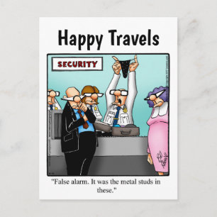 Funny Travel Humor Briefkaart