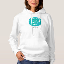 Funny Travel Nurse Hoodie, gepersonaliseerd voor v Hoodie