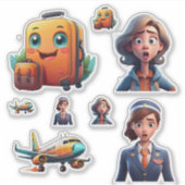 Funny Travel Sticker Collectie - Eigenzinnig perso (Voorkant)