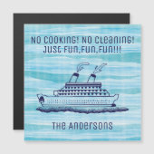 Funny Travel Vacation Ship door Marker Cruise (Voorkant / Achterkant)