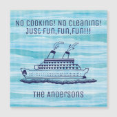 Funny Travel Vacation Ship door Marker Cruise (Voorkant)