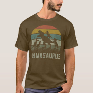 Funny Tre Dino Mamasaurus Rawr, 4 Kinder Dinosaur  T-shirt