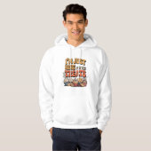 Funny Treats Halloween Hoodie | Retro (Voorkant volledig)
