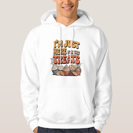 Funny Treats Halloween Hoodie | Retro (Voorkant)