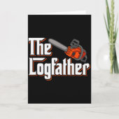 Funny Tree Care I Arborist Forest Chainsaw Kaart (Voorkant)