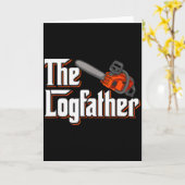 Funny Tree Care I Arborist Forest Chainsaw  Kaart (Gele Bloem)