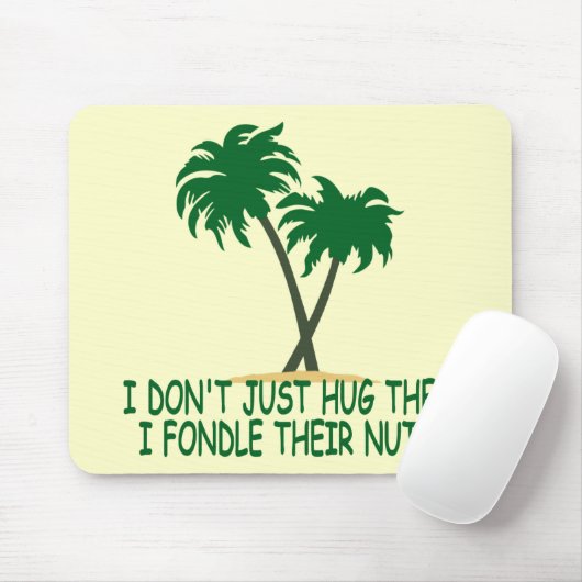 Funny tree hugger muismat (Met muis)