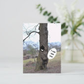 Funny Tree Photo Briefkaart (Staand voorkant)