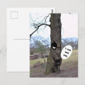 Funny Tree Photo Briefkaart (Voorkant / Achterkant)