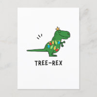 Funny Tree-Rex Kerstmis