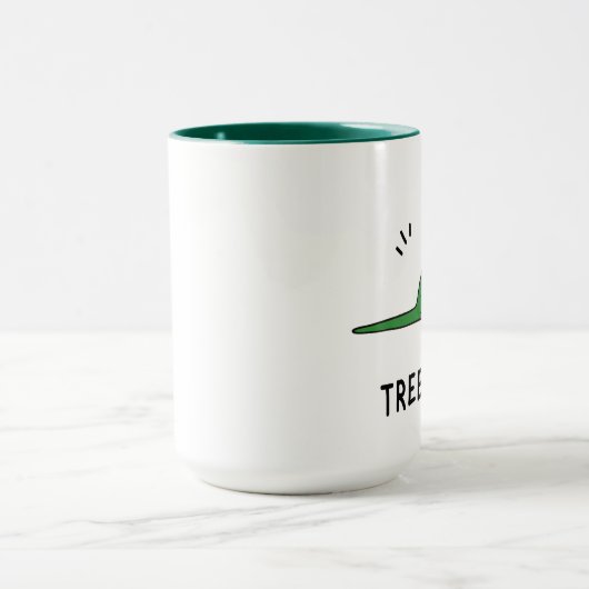 Funny Tree-Rex Kerstmis Mok (Midden)