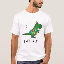 Funny Tree-Rex Kerstmis
