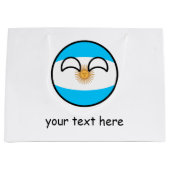Funny Trending Geeky Argentina Countryball Large Cadeautasje (Voorkant)