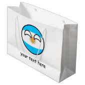 Funny Trending Geeky Argentina Countryball Large Cadeautasje (Voorkant Gekanteld)