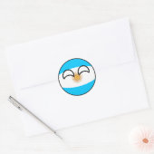 Funny Trending Geeky Argentina Countryball Ronde Sticker (Envelop)