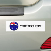 Funny Trending Geeky Australia Countryball Bumpersticker (Op auto)