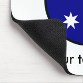 Funny Trending Geeky Australia Countryball Muismat (Hoek)