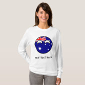 Funny Trending Geeky Australia Countryball T-shirt (Voorkant volledig)