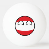 Funny Trending Geeky Austria Countryball Pingpongbal (Voorkant)