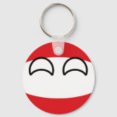 Funny Trending Geeky Austria Countryball Sleutelhanger (Voorkant)