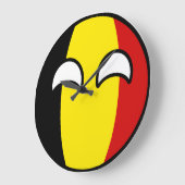 Funny Trending Geeky Belgium Countryball Grote Klok (Hoek)