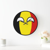 Funny Trending Geeky Belgium Countryball Grote Klok (Huis)