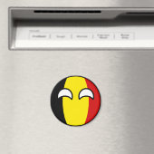 Funny Trending Geeky Belgium Countryball Magneet (Insitu (Vaatwasser))