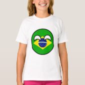 Funny Trending Geeky Brazil Countryball T-shirt (Voorkant)