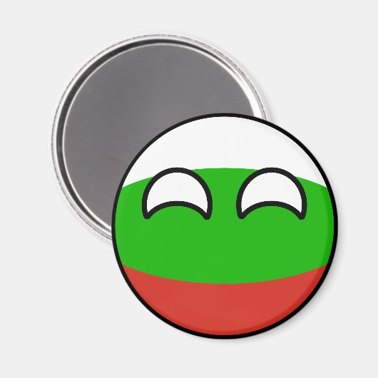 Funny Trending Geeky Bulgaria Countryball Magneet (Voorkant / Achterkant)