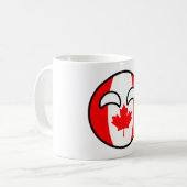 Funny Trending Geeky Canada County Koffiemok (Voorkant links)