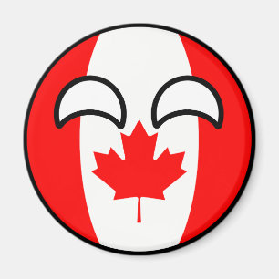 Funny Trending Geeky Canada County Magneet