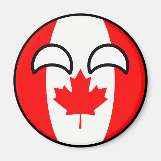 Funny Trending Geeky Canada County Magneet (Voorkant)