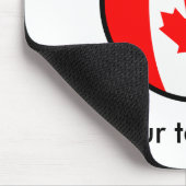 Funny Trending Geeky Canada County Muismat (Hoek)