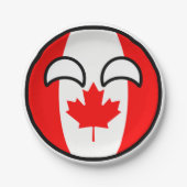 Funny Trending Geeky Canada County Papieren Bordje (Voorkant)