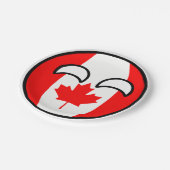 Funny Trending Geeky Canada County Papieren Bordje (Gekanteld)