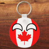 Funny Trending Geeky Canada County Sleutelhanger (Voorkant)