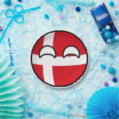 Funny Trending Geeky Denmark Countryball Papieren Bordje (Feest)