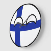 Funny Trending Geeky Finland Grote Klok (Hoek)
