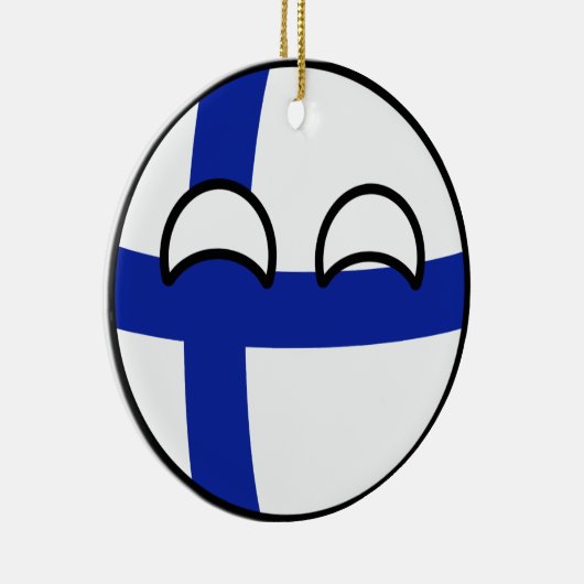 Funny Trending Geeky Finland Keramisch Ornament (Rechts)