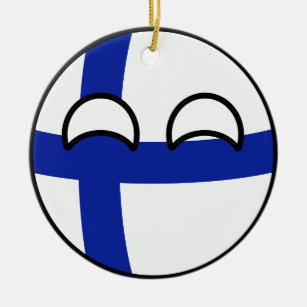 Funny Trending Geeky Finland Keramisch Ornament