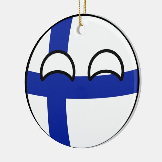 Funny Trending Geeky Finland Keramisch Ornament (Links)