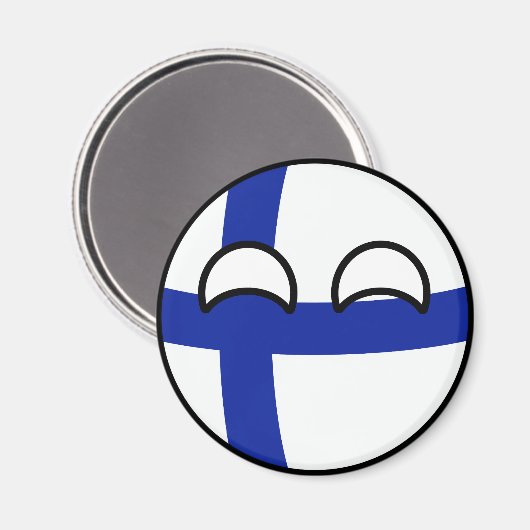 Funny Trending Geeky Finland Magneet (Voorkant / Achterkant)