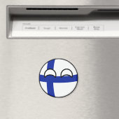 Funny Trending Geeky Finland Magneet (Insitu (Vaatwasser))